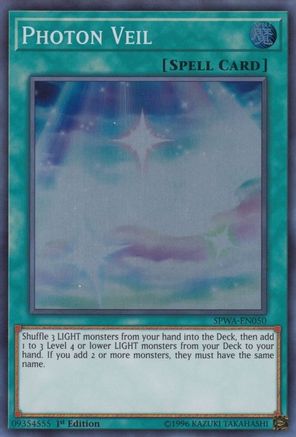 Photon Veil [SPWA-EN050] Super Rare - Yu-Gi-Oh! - Card Brawlers | Quebec | Canada |