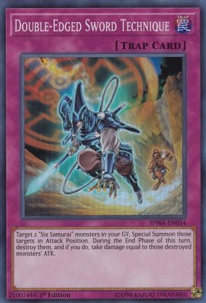 Double-Edged Sword Technique [SPWA-EN054] Super Rare - Yu-Gi-Oh! - Card Brawlers | Quebec | Canada |