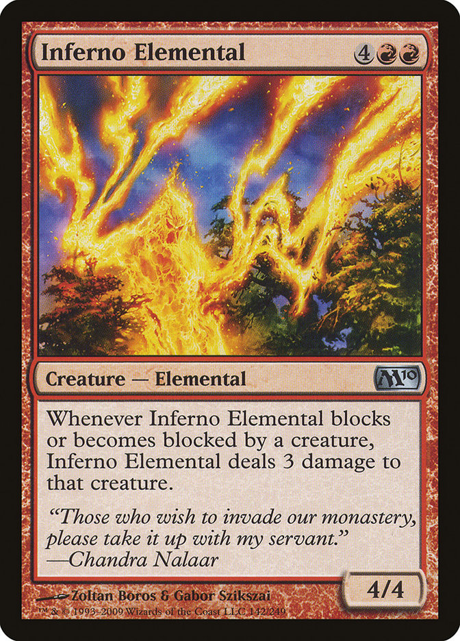 Inferno Elemental [Magic 2010] - Magic: The Gathering - Card Brawlers | Quebec | Canada |
