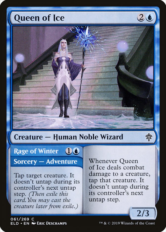 Queen of Ice // Rage of Winter [Throne of Eldraine] - Magic: The Gathering - Card Brawlers | Quebec | Canada |