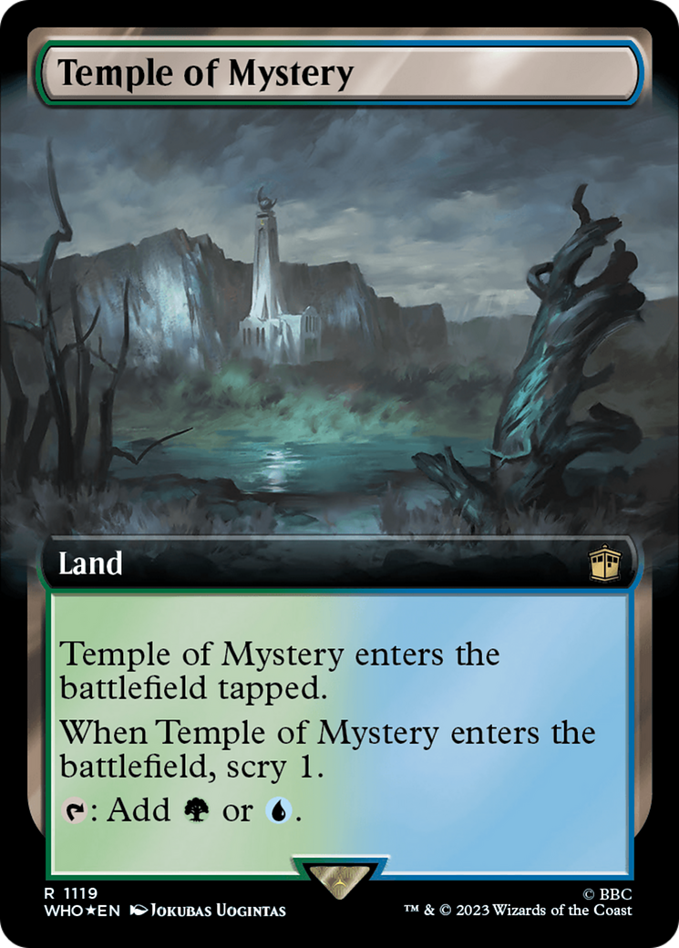 Temple of Mystery (Extended Art) (Surge Foil) [Doctor Who] - Magic: The Gathering - Card Brawlers | Quebec | Canada |