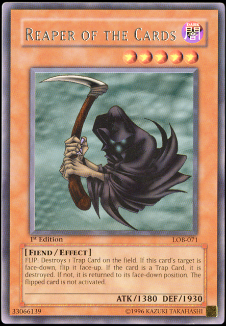 Reaper of the Cards [LOB-071] Rare - Yu-Gi-Oh! - Card Brawlers | Quebec | Canada |
