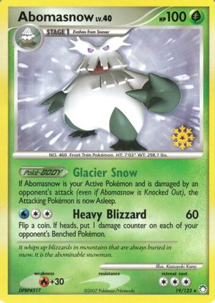 Abomasnow (19/123) [Countdown Calendar Promos] - Pokémon - Card Brawlers | Quebec | Canada |