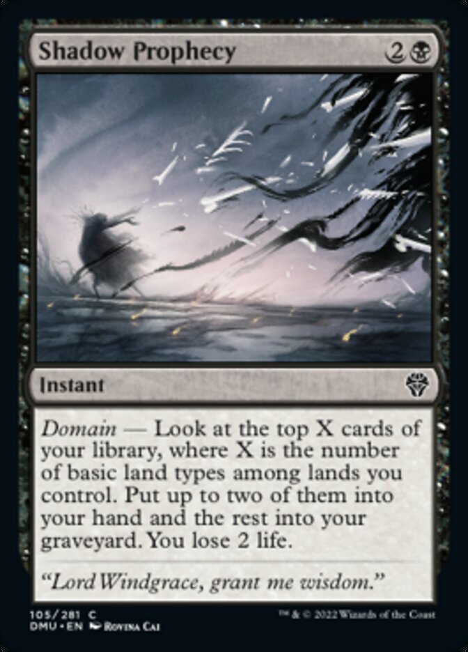 Shadow Prophecy [Dominaria United] - Magic: The Gathering - Card Brawlers | Quebec | Canada |