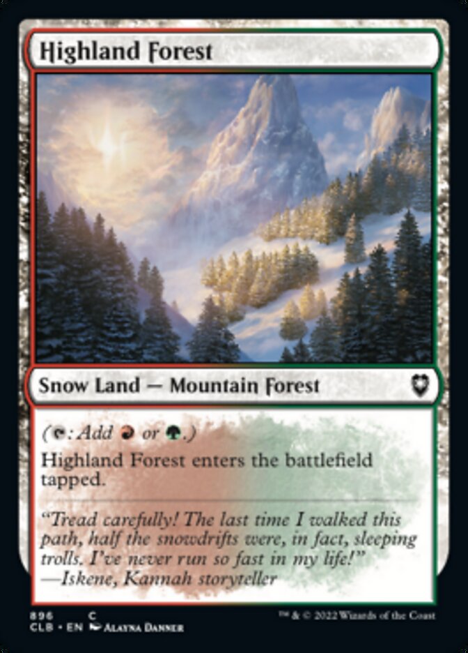 Highland Forest [Commander Legends: Battle for Baldur's Gate] - Magic: The Gathering - Card Brawlers | Quebec | Canada |