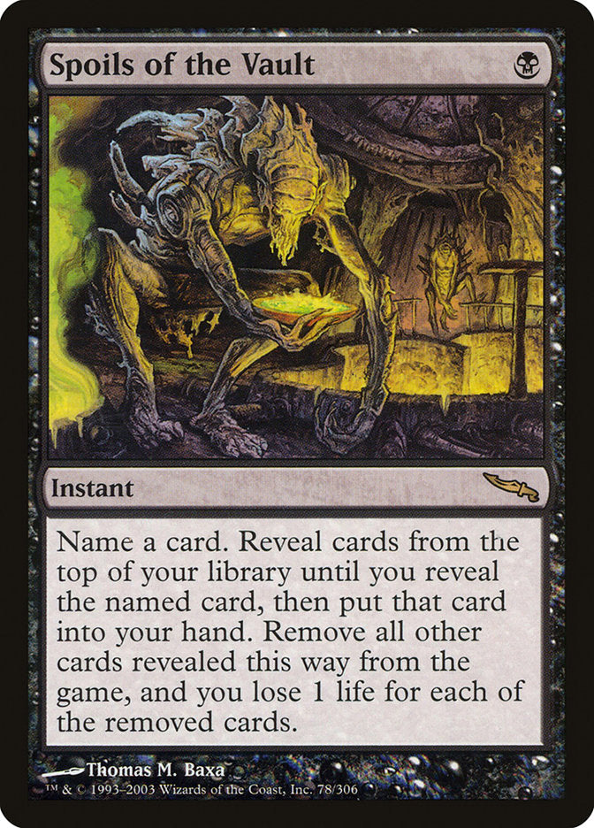Spoils of the Vault [Mirrodin] - Magic: The Gathering - Card Brawlers | Quebec | Canada |
