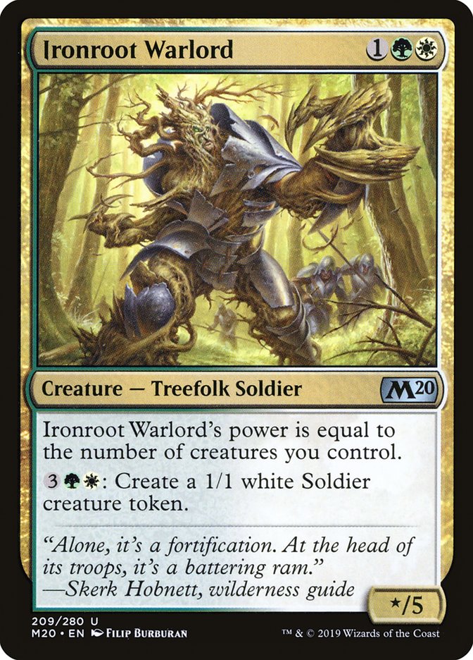 Ironroot Warlord [Core Set 2020] - Magic: The Gathering - Card Brawlers | Quebec | Canada |
