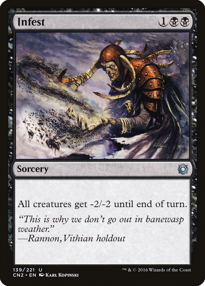 Infest [Conspiracy: Take the Crown] - Magic: The Gathering - Card Brawlers | Quebec | Canada |