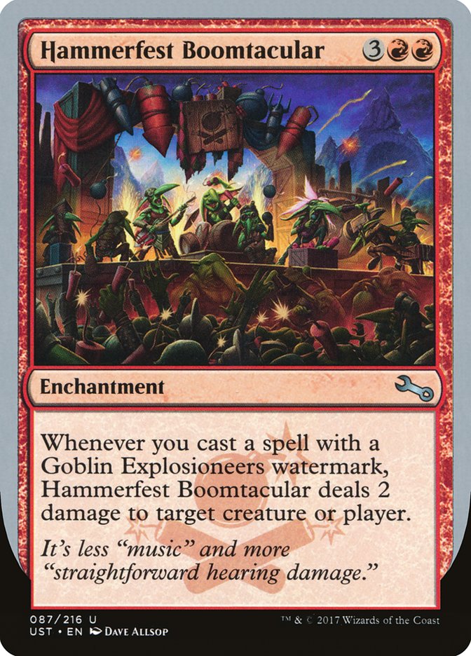 Hammerfest Boomtacular [Unstable] - Magic: The Gathering - Card Brawlers | Quebec | Canada |