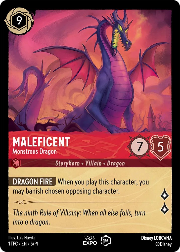 Maleficent (5) [D23 Promos] - Disney - Card Brawlers | Quebec | Canada |