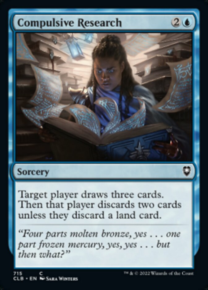 Compulsive Research [Commander Legends: Battle for Baldur's Gate] - Magic: The Gathering - Card Brawlers | Quebec | Canada |