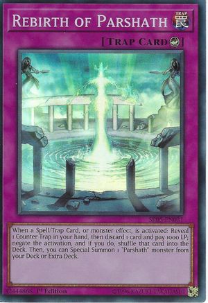 Rebirth of Parshath [SR05-EN031] Super Rare - Yu-Gi-Oh! - Card Brawlers | Quebec | Canada |