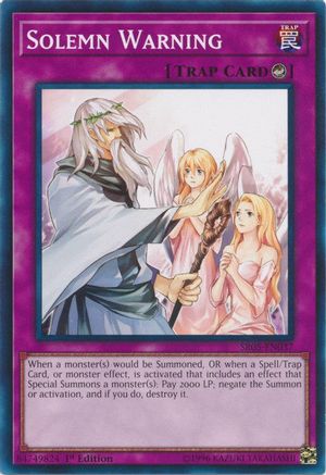 Solemn Warning [SR05-EN037] Common - Yu-Gi-Oh! - Card Brawlers | Quebec | Canada |