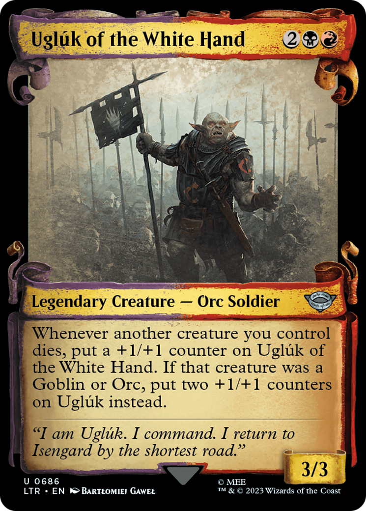 Ugluk of the White Hand [The Lord of the Rings: Tales of Middle-Earth Showcase Scrolls] - Magic: The Gathering - Card Brawlers | Quebec | Canada |