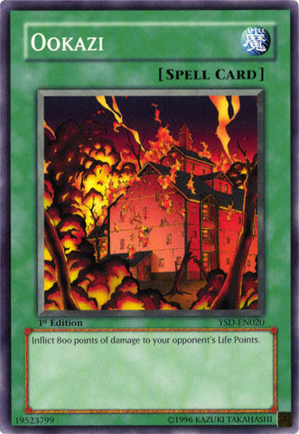 Ookazi [YSD-EN020] Common - Yu-Gi-Oh! - Card Brawlers | Quebec | Canada |