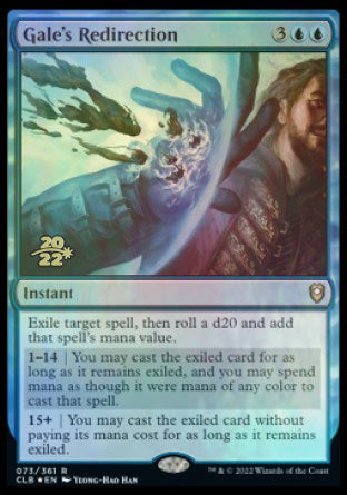 Gale's Redirection [Commander Legends: Battle for Baldur's Gate Prerelease Promos] - Magic: The Gathering - Card Brawlers | Quebec | Canada |
