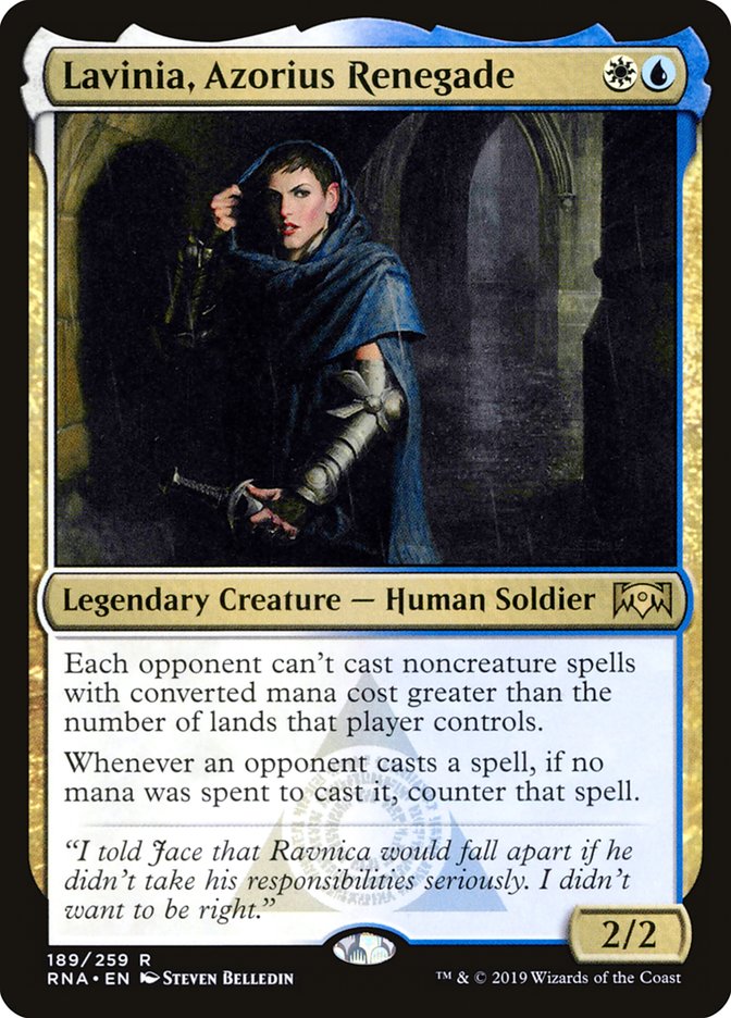 Lavinia, Azorius Renegade [Ravnica Allegiance] - Magic: The Gathering - Card Brawlers | Quebec | Canada |