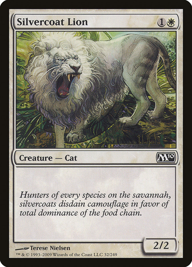Silvercoat Lion [Magic 2010] - Magic: The Gathering - Card Brawlers | Quebec | Canada |