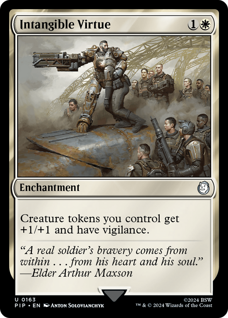 Intangible Virtue [Fallout] - Magic: The Gathering - Card Brawlers | Quebec | Canada |