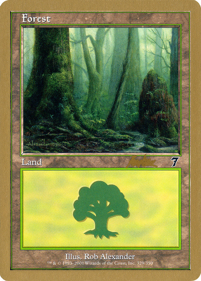Forest (329) (Brian Kibler) [World Championship Decks 2002] - Magic: The Gathering - Card Brawlers | Quebec | Canada |