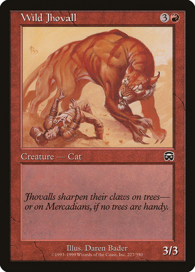 Wild Jhovall [Mercadian Masques] - Magic: The Gathering - Card Brawlers | Quebec | Canada |