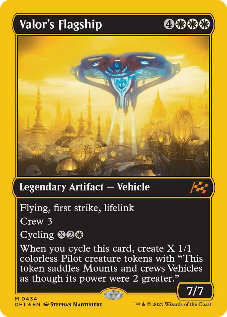 Valor's Flagship (First-Place Foil) [Aetherdrift] - Magic: The Gathering - Card Brawlers | Quebec | Canada |