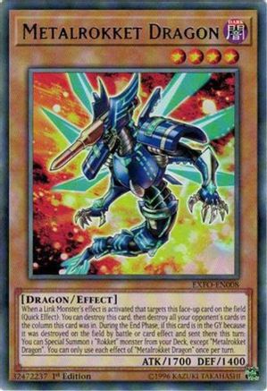 Metalrokket Dragon [EXFO-EN008] Rare - Yu-Gi-Oh! - Card Brawlers | Quebec | Canada |