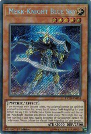 Mekk-Knight Blue Sky [EXFO-EN014] Secret Rare - Yu-Gi-Oh! - Card Brawlers | Quebec | Canada |