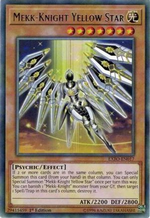 Mekk-Knight Yellow Star [EXFO-EN017] Rare - Yu-Gi-Oh! - Card Brawlers | Quebec | Canada |