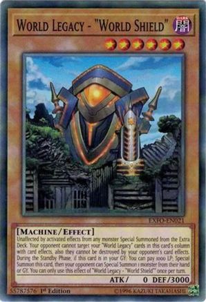 World Legacy - "World Shield" [EXFO-EN021] Common - Yu-Gi-Oh! - Card Brawlers | Quebec | Canada |
