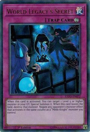 World Legacy's Secret [EXFO-EN072] Ultra Rare - Yu-Gi-Oh! - Card Brawlers | Quebec | Canada |