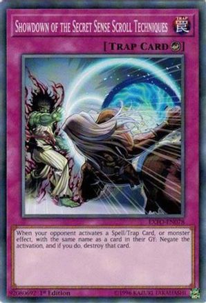 Showdown of the Secret Sense Scroll Techniques [EXFO-EN078] Common - Yu-Gi-Oh! - Card Brawlers | Quebec | Canada |