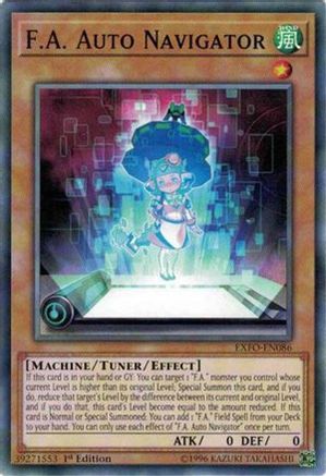F.A. Auto Navigator [EXFO-EN086] Common - Yu-Gi-Oh! - Card Brawlers | Quebec | Canada |