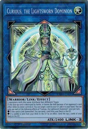 Curious, the Lightsworn Dominion [EXFO-EN091] Super Rare - Yu-Gi-Oh! - Card Brawlers | Quebec | Canada |