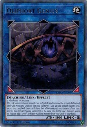 Qliphort Genius [EXFO-EN095] Rare - Yu-Gi-Oh! - Card Brawlers | Quebec | Canada |