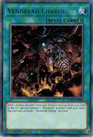 Vendread Charge [EXFO-EN084] Rare - Yu-Gi-Oh! - Card Brawlers | Quebec | Canada |