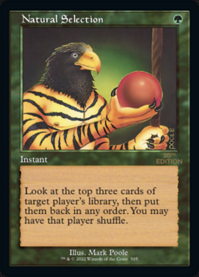 Natural Selection (Retro) [30th Anniversary Edition] - Magic: The Gathering - Card Brawlers | Quebec | Canada |