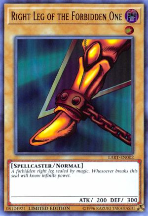 Right Leg of the Forbidden One [LART-EN002] Ultra Rare