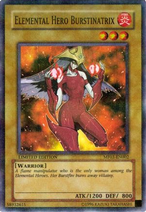 Héroïne élémentaire Burstinatrix [MF03-EN002] Rare parallèle 