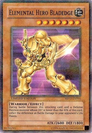 Héros élémentaire Bladedge [MF03-EN005] Parallèle Rare 