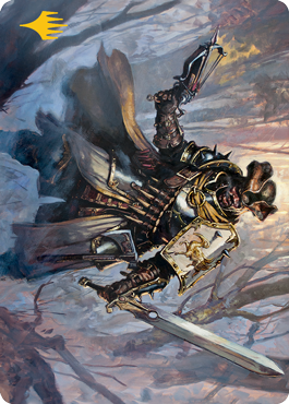 Brutal Cathar Art Card (Gold-Stamped Signature) [Innistrad: Midnight Hunt Art Series] - Magic: The Gathering - Card Brawlers | Quebec | Canada |