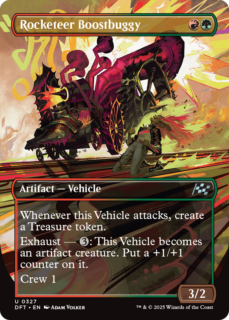 Rocketeer Boostbuggy (Borderless) [Aetherdrift] - Magic: The Gathering - Card Brawlers | Quebec | Canada |