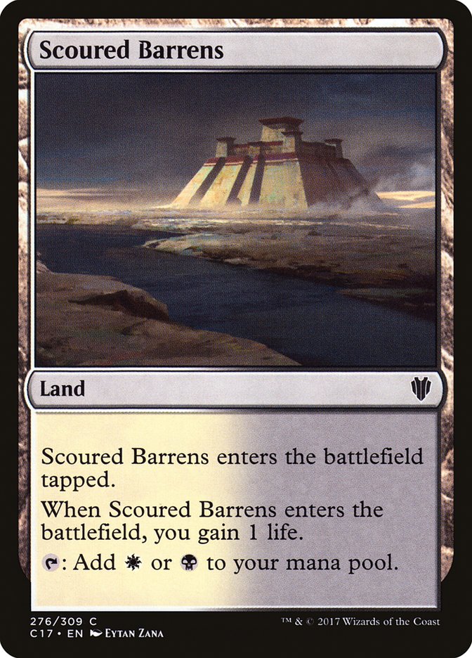 Scoured Barrens [Commander 2017] - Magic: The Gathering - Card Brawlers | Quebec | Canada |