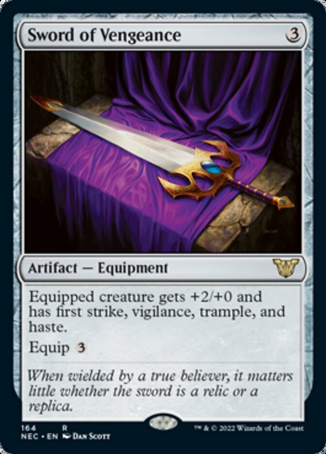 Sword of Vengeance [Kamigawa: Neon Dynasty Commander] - Magic: The Gathering - Card Brawlers | Quebec | Canada |
