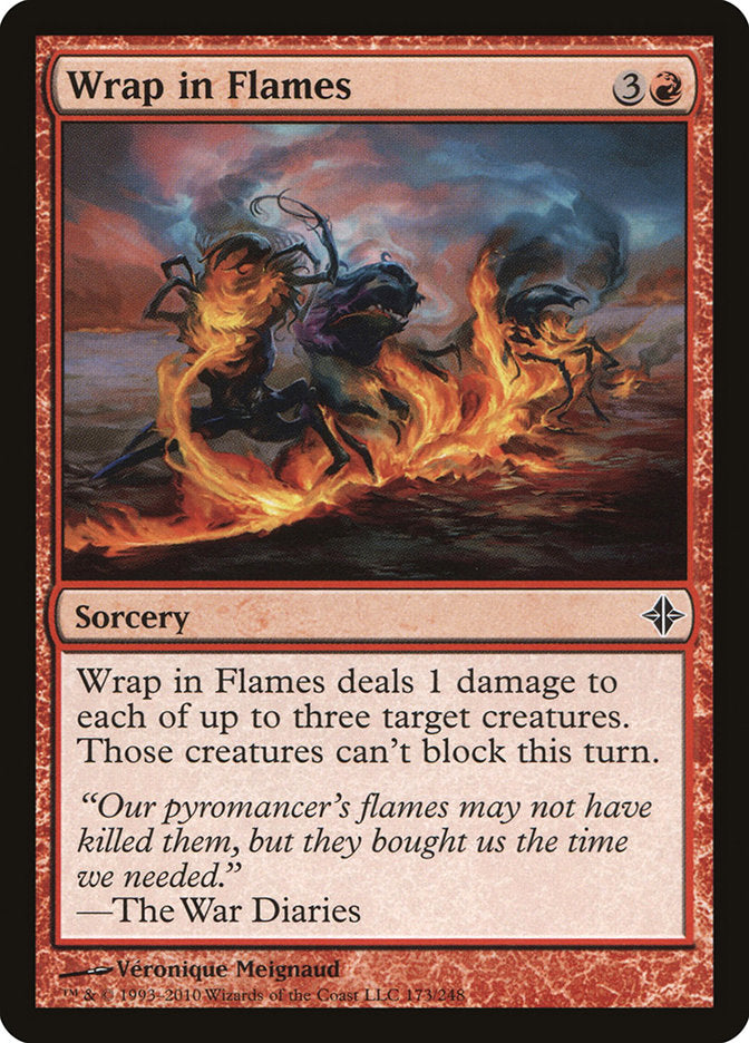 Wrap in Flames [Rise of the Eldrazi] - Magic: The Gathering - Card Brawlers | Quebec | Canada |
