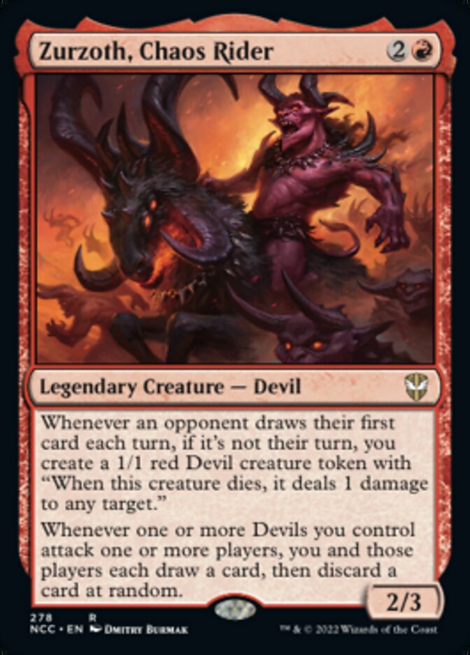 Zurzoth, Chaos Rider [Streets of New Capenna Commander] - Magic: The Gathering - Card Brawlers | Quebec | Canada |