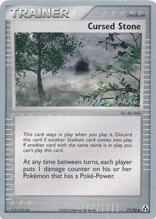Cursed Stone (72/92) (Suns & Moons - Miska Saari) [World Championships 2006] - Pokémon - Card Brawlers | Quebec | Canada |