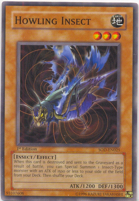 Howling Insect [SOD-EN025] Common - Yu-Gi-Oh! - Card Brawlers | Quebec | Canada |