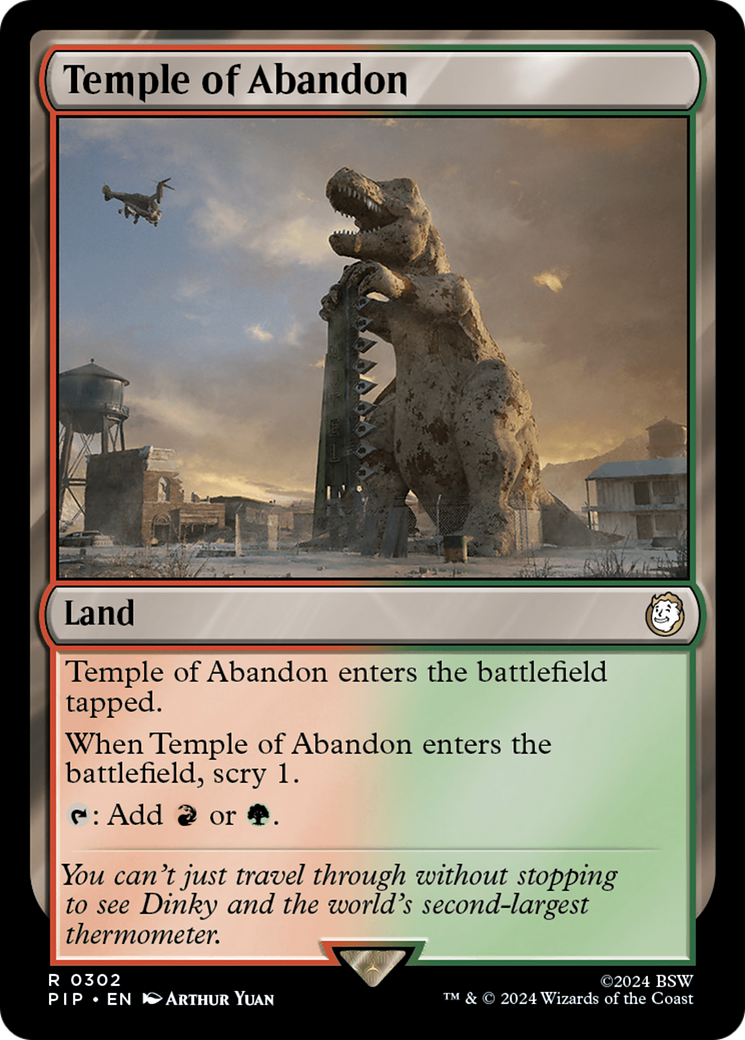 Temple of Abandon [Fallout] - Magic: The Gathering - Card Brawlers | Quebec | Canada |