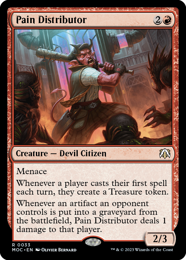 Pain Distributor [March of the Machine Commander] - Magic: The Gathering - Card Brawlers | Quebec | Canada |